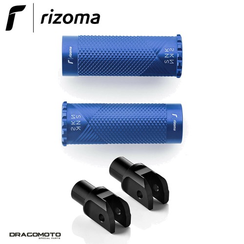 Embouts De Guidon RIZOMA MA532U Bleu Pour DUCATI 899 Panigale ABS 2013-2015 - Neuf Italie