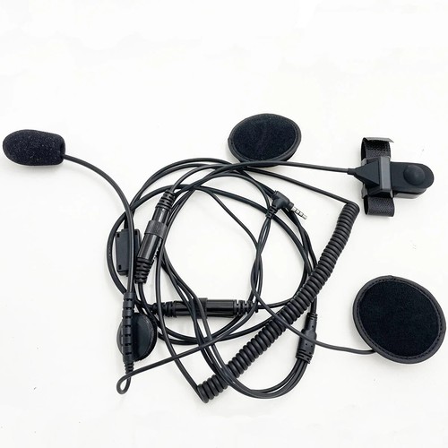 Motorcycle Racing Helmet Headset Earpiece Mic for Vertex VX-180 VX-210 VX-300 - Zdjęcie 3 z 4