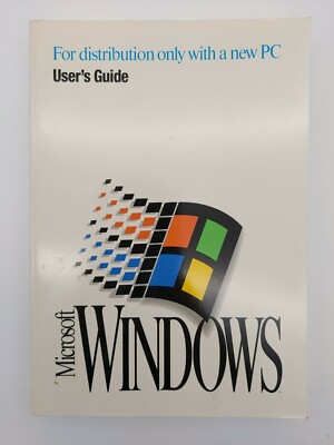 Microsoft Windows User's Guide  Version 3.1 Vintage Computer Books 1993 90s