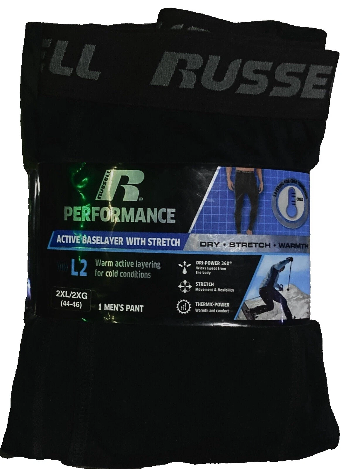 Russell Athletic Ropa Interior para Hombres Negro