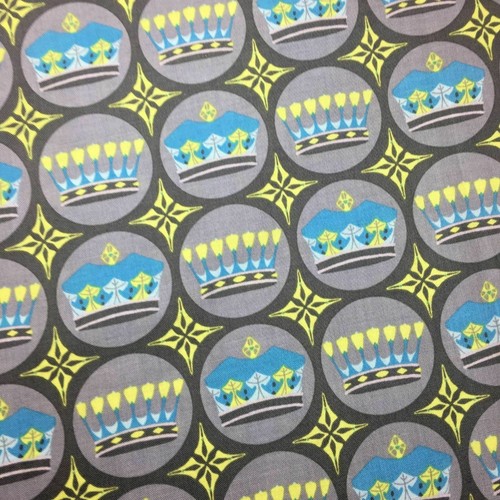 Kingdom Fabric #133210 Jessica Levitt Windham Princess Crown 3/4 YARD 100%Cotton - Picture 11 of 12