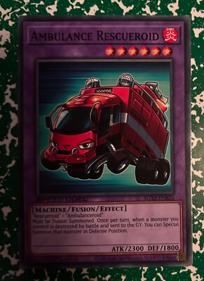 Ambulance Rescueroid Yu-Gi-Oh! card 98927491 1st Edition | eBay