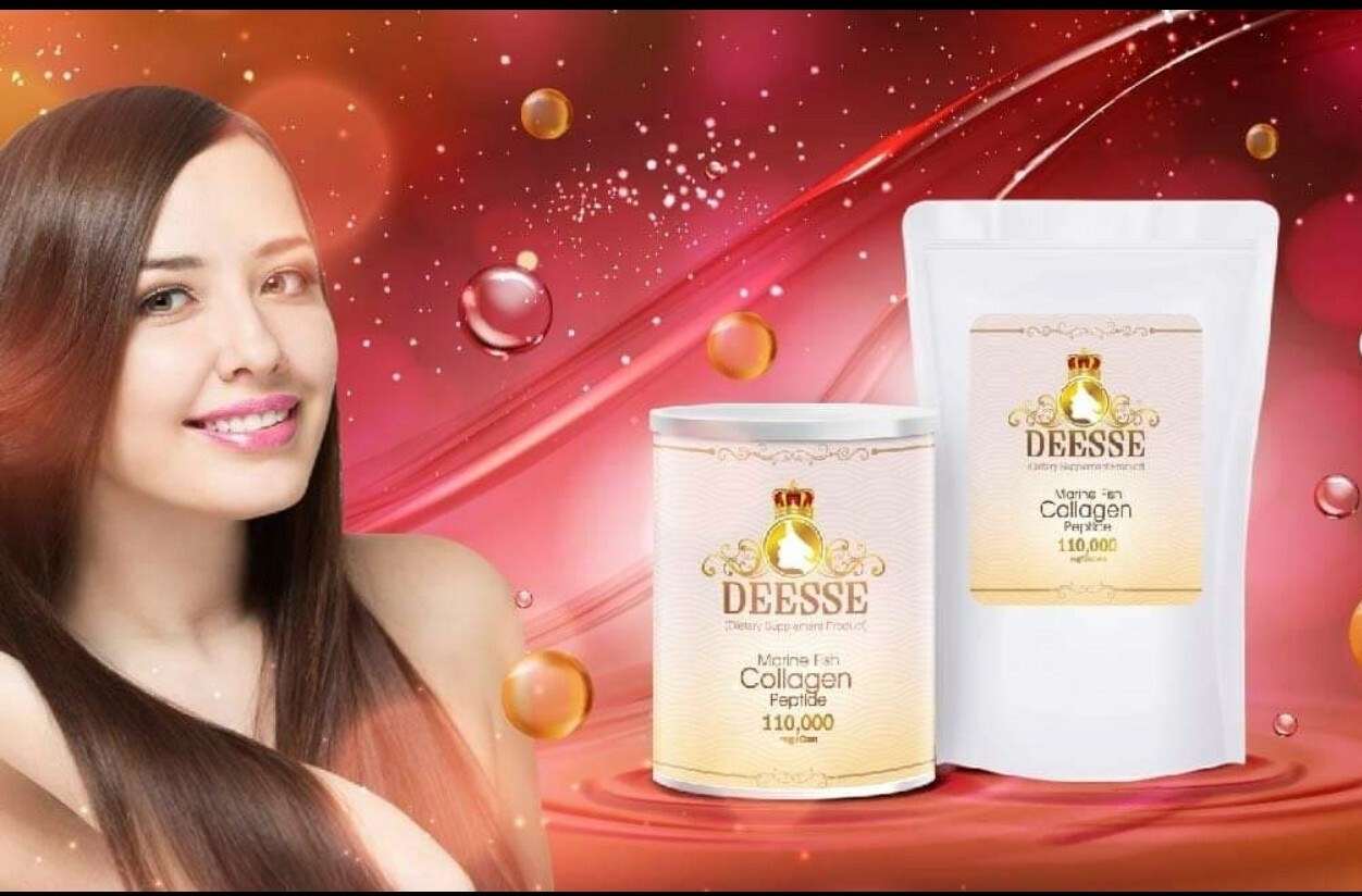 Collagen marine hydrolysé DEESSE 100% pur en poudre de 300g pour la nutrition quotidienne