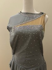 Ice skating dress Competition Figure Skating Baton Twirling Costume Dance