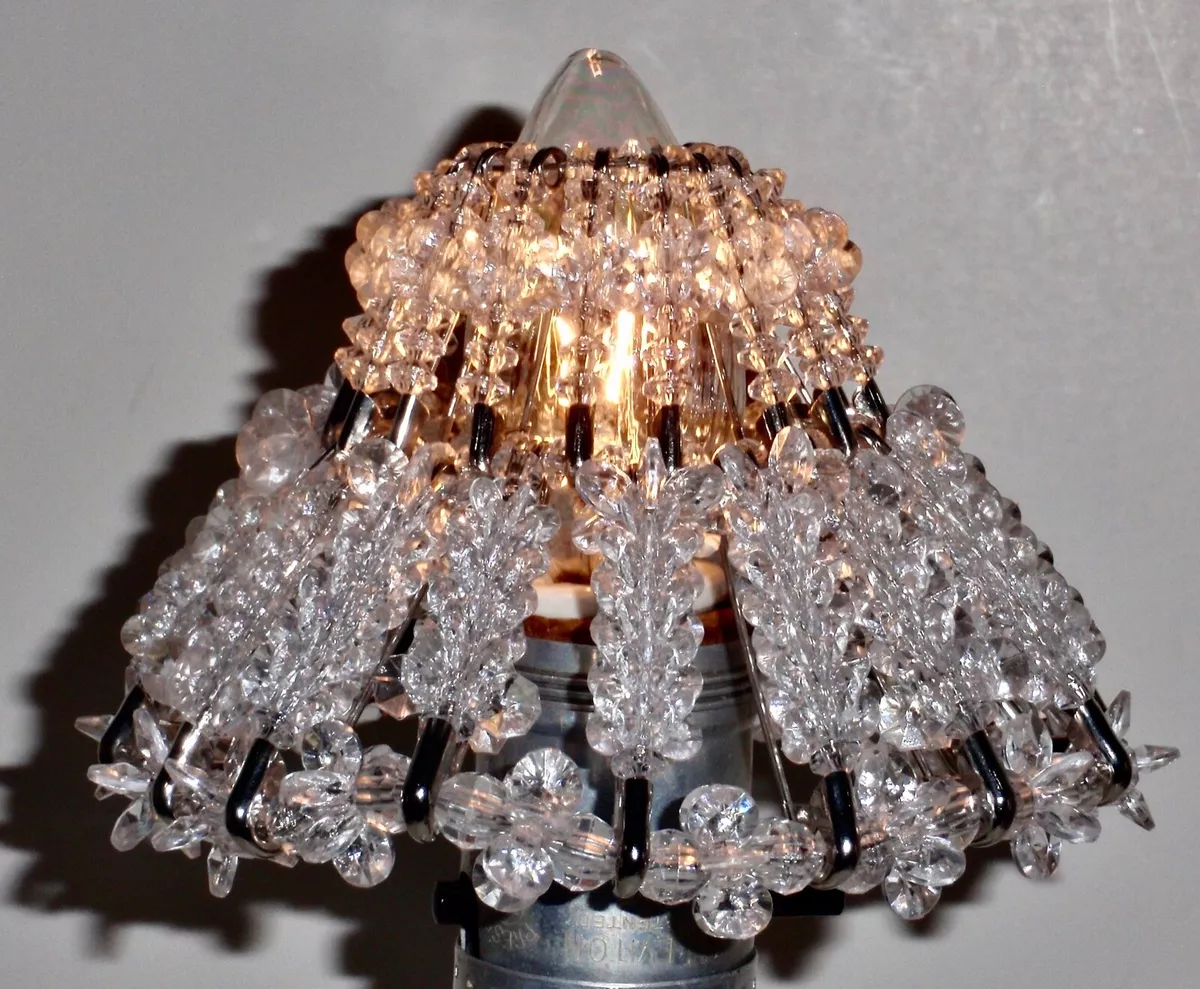 Candelabra sale glass shade