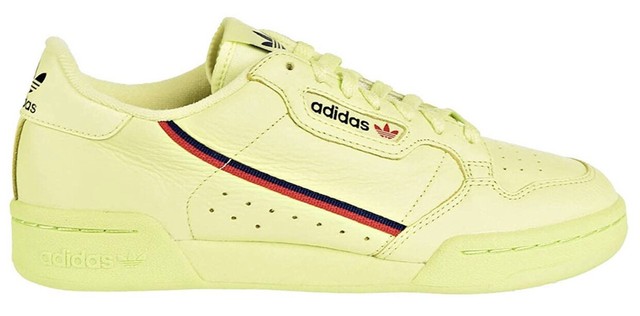 adidas continental 80 solar yellow