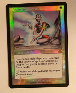 MTG Sheltering Prayers Prophecy 22/143 Rare Foil Near Mint