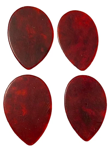 Vintage Guitar Pick-1940’s-D’Andrea 358 Celluloid-Teardrop-Medium-Lot of 4-NOS