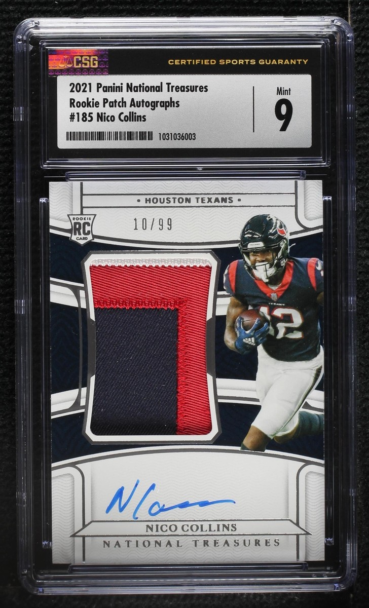 2021 Panini National Treasures Nico Collins #185 for sale | eBay