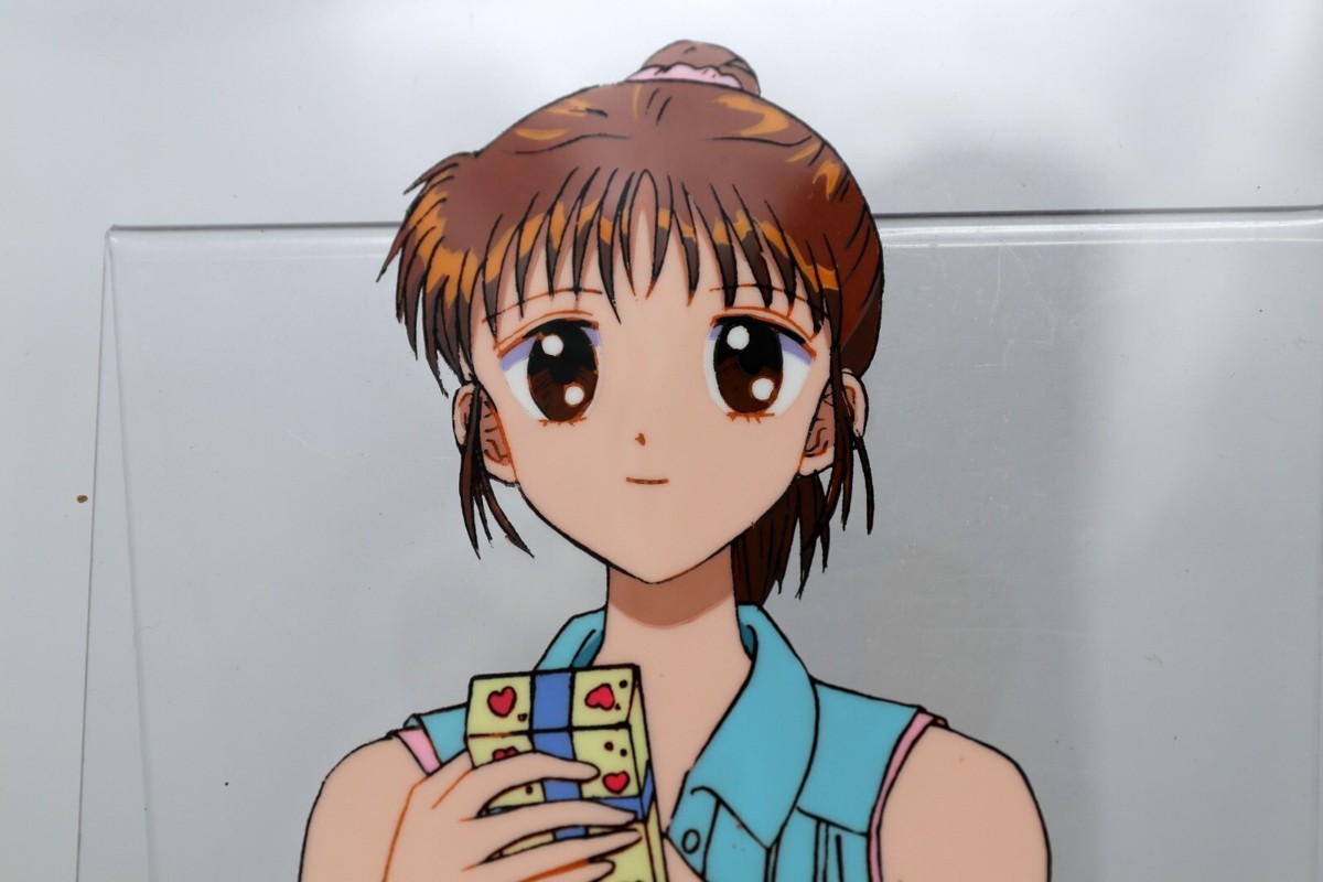 みいこページ Marmalade Boy Animation Cel of Miki Koishikawa holding gift - MB3