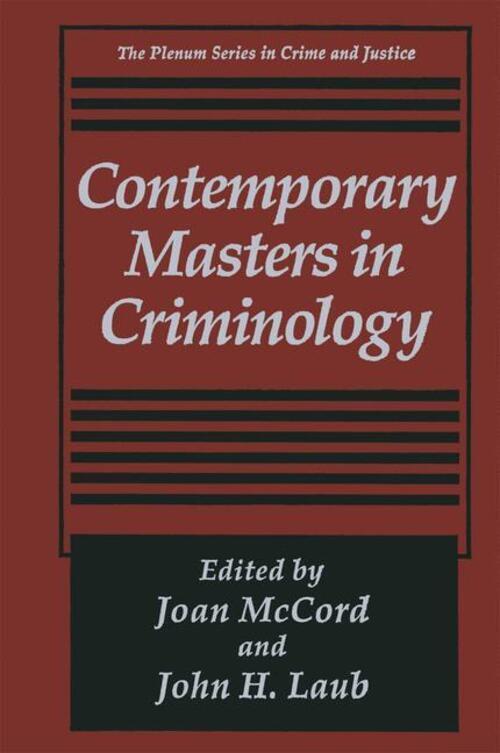 Thumbnail - Contemporary Masters In Criminology John H. Laub (u. A.) Taschenbuch