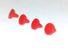 Playmobil Kolej Część zamienna - 4x Czerwony Bufor Nowy typ do wagonów + lokomotyw