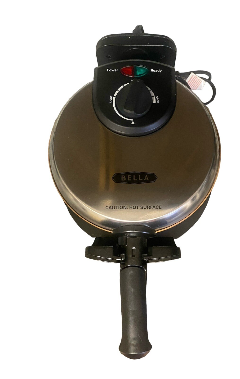 Bella Silver Ceramic Titanium Rotating Belgian Waffle Maker TSK-2126BW-image