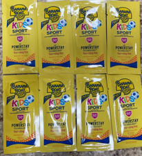 8X Banana Boat Kids Sport Lotion SPF 50 - 0.4oz Trial or Travel Size exp 7/25