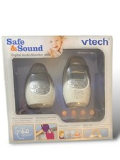 VTech Safe And Sound Digital Audio Baby Monitor Night Light Tested Dect 6.0 Tech