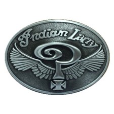 Indian Larry Belt Buckle Western Cowboy Native American Motorcyclist INLY-01-S 