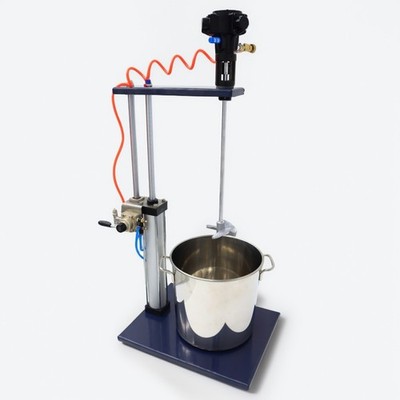 5gal Pneumatic Mixer Agitator Stirrer Tool with Container Barrel (Rail Lifting)