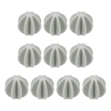 10 Pcs Shaker Ball, 1.8" Plastic Protein Shaker Ball for Protein Bottle, Gray