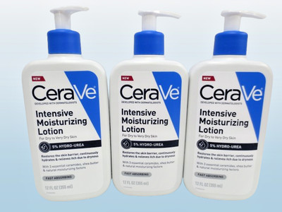 CERAVE INTENSIVE MOISTURIZING LOTION 12 OZ NWOB LOT OF 3