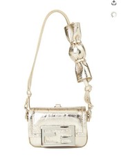 Fendi Baguette Nano Gold - Nuova con etichetta