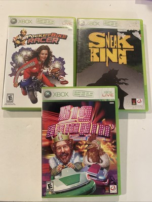 Burger King XBox 360 3 Game Lot Big Bumpin Pocket Bike Racer & Sneak King