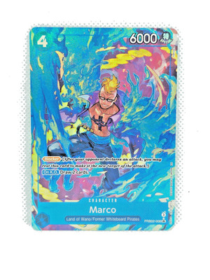 Marco (Alternate Art) PRB02-008 Premium Booster -The Best- Vol. 2 Foil