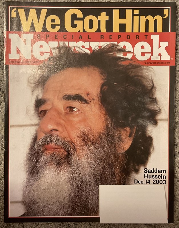 Newsweek Magazine December 22 2003 We Got Him Saddam Hussein Capture Iraq 
