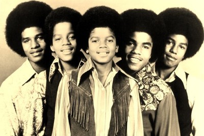 Pop Band The Jackson 5 Classic Retro Vintage Publicity Poster Photo 