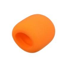 Thicken Sponge Foam Mic Cover Handheld Microphone Windscreen Orange for KTV