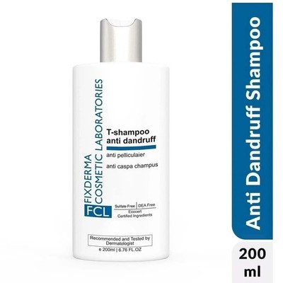 FIXDERMA COSMETIC LABORATORIES T-Shampoo for Dandruff Scalp 200ml