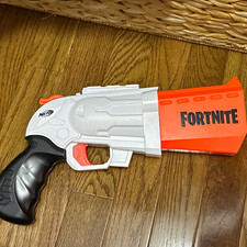 NERF Fortnite Nerf Fortnite Dart Blaster Gun White/Orange 2019 MPN E7067