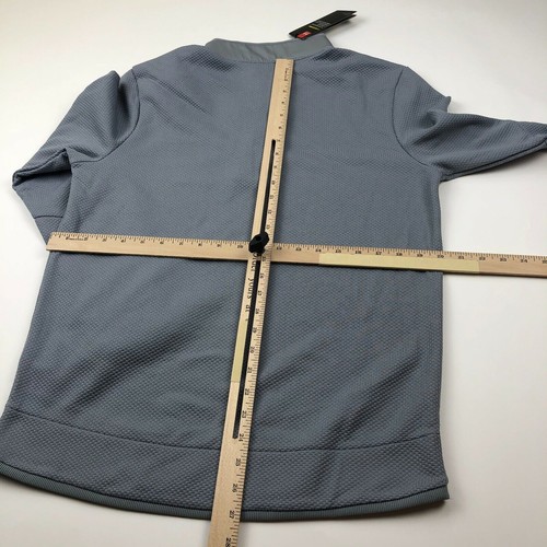 Under Armour Neu mit Etikett Medium Herren Knopf Waffel Pullover Stretch Langarm LOGO - Bild 4 von 9