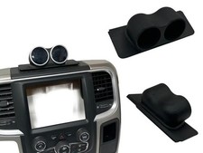 13 18 Dodge Ram Radio Top Dash Tray Trim 52mm Dual Gauge Pod Mount