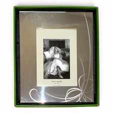 Kate Spade New York BELLE BOULEVARD Lenox Lead Crystal Picture Photo Frame 5" 7"