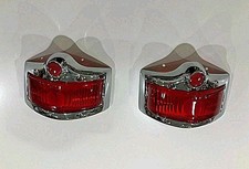 1950 1951 1952 Plymouth Special Deluxe Tail Light With Lenses Pair. 1950 1951 1952 Plymouth Special Deluxe Tail Light With Lenses Pair.
