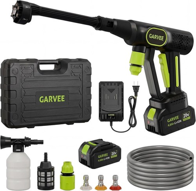 #ad #ad 6 in 1 Cordless Pressure Washer Portable Power Washer Battery 320 PSI 26 ft Hose $60.15