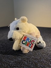 NUEVO Peluche The World of Eric Carle POLAR BEAR 7" Blanco Azul Gris Nuevo con Etiquetas