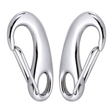 Heavy Duty Spring Snap Hook 2 Pack 4 Inch 316 Stainless Steel Marine Grade