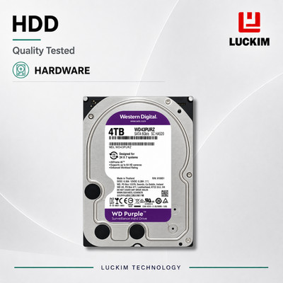 WD43PURZ 4TB Surveillance HDD 3.5 Inch SATA 6Gb/s CMR 256MB Cache Hard Drive