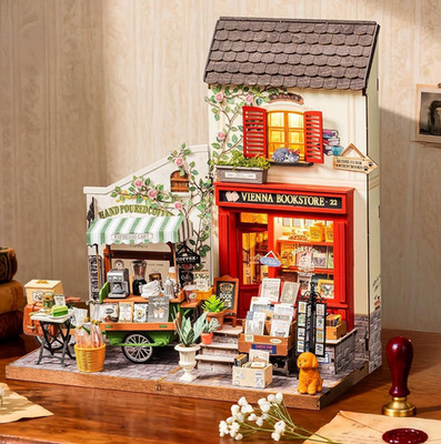 Rolife DIY Miniature House DollHouse for Adult 3D Puzzle Mini House Building Kit