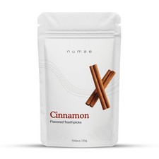 Cinnamon Flavored Toothpicks by 100 Count Sugar Free, Zero Calorie, Gluten ...