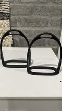 2 Pc Vintage Horse Hang Paddle Foot Iron Stirrup Antique Collectible Cast Iron
