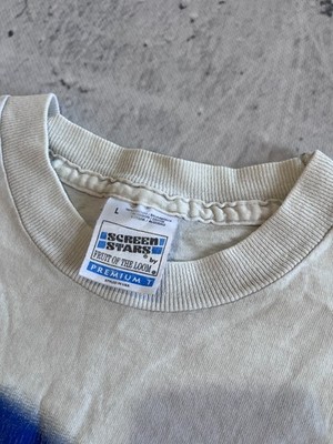 OASIS SCREEN STARS 90S VINTAGE WHITE TEE SIZE L | eBay
