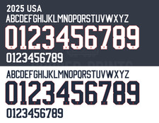 Name&Number Set For USMNT World Cup 2025 Home/Away Top Football Soccer