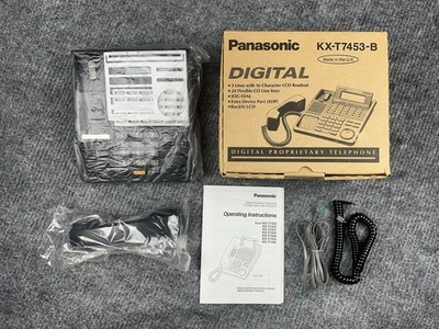 パナソニック⭐️ Panasonic KX-T7453-B Digital Display Phone Speaker 24 Button Extra