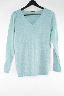 Cecilia Classics Damen Pullover Gr. S Oberteil Mint Glitzer #CE-30