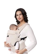 Momcozy 3-in-1 Baby Carrier Beige Machine Washable Adjustable Sling