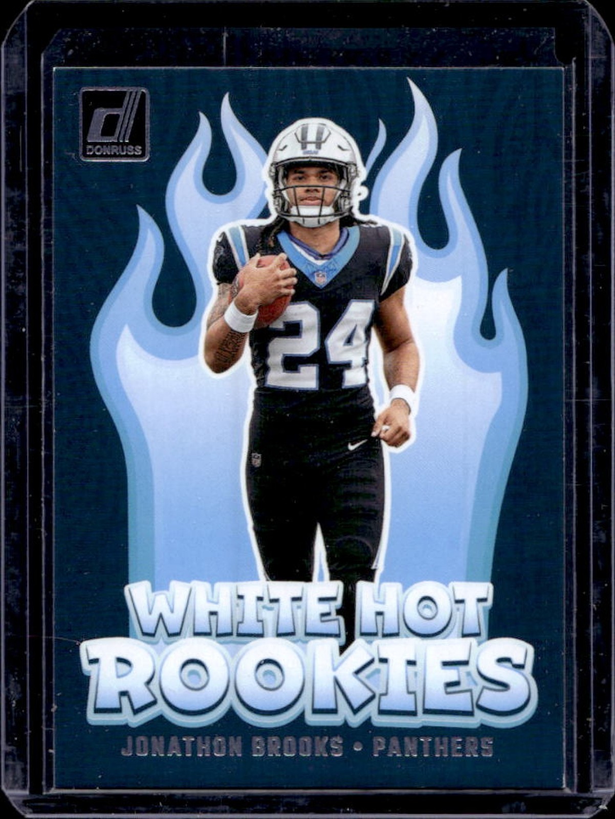 2024 Donruss Jonathon Brooks White Hot Rookies Rookie RC #WH6 Panthers