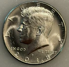 2018-P Kennedy Half Dollar - AU - About Uncirculated