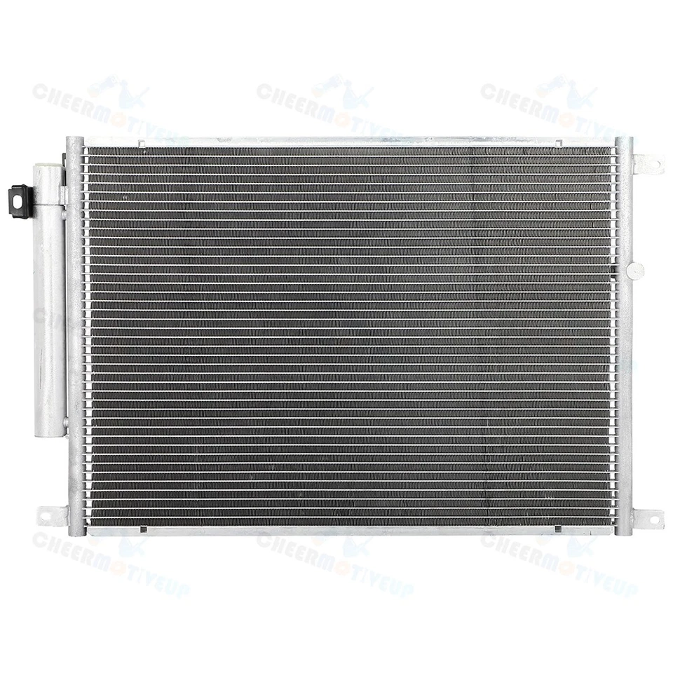 AC Condenser with Drier for 2008-2014 Cadillac CTS Aluminum Core Block Fitting - Image 2 of 4
